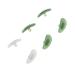 Combined 3 pairs glasses nose bridge clear glasses sunglasses glasses Clear transparent glasses Schnapps glasses imitated jade nose support glasses support imitating jade side sheet slipproof