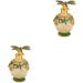 BOKIOESDE 2 Set of Dragonfly Perfume Bottle Refillable And Eco-friendly Elegant And Beautiful Gifts Decorative Perfume Bottle Easy To Clean green green 2Set - Buy Online on GoSupps.com
