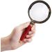 Magnifying Glass 10X Handheld Reading Magnifier HD Glass Lens Comfort Metal Grip 80mm HD Portable Reading Magnifying Glass - Buy Online on GoSupps.com