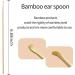 Shandong Papaya Wooden Bamboo Ear Scoop - Portable Earwax Removal Tool - Buy Online on GoSupps.com