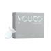 Youto oxygen per monthly lenses 3 pieces BC 8.7 mm dia 14.0 mm contact lenses soft silicone hydrogel for a high with UV protection & continuously high moisture content -3.25 dioptries