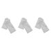 FRCOLOR 3 Pairs Nail Gloves Led Gloves Uv Manicures Gloves Nail Art Hand Cover Uv Manicure Gloves Half Finger Light Protection Gloves Reusable Gloves Uv Gloves Lamp Summer Spandex