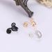 Zunis Acupressure Slimming Earrings Acupressure Earrings for Women Men Non Piercing Acupressure Earrings for Natural Weight Loss Lymph Drainage Earrings (Right Ear (Gold+Silver)) - Buy Online on GoSupps.com