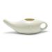 Roe & Moe Ceramic Neti Pot for Nasal Sinus Cleansing Wash Irrigation Relief - Microwave and Dishwasher Safe - Classic