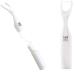 Dental Floss Holder with 50 Meter Flosses Reach Waxed Dental Floss for Plaque and Food Removal Advanced Care Flossers Floss Mate Handle Dental Oral Care Interdental Brush Floss Holder