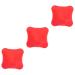 Healeeved 3st slow hand spiky massage muscle hand rehabilitation hand trainer decompression decompression hand exercise yoga massage lacrosse massage foot peanut 6x6cmx3pcs redx3stk