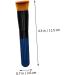 minkissy Inclined Flat Head Makeup Brush Women Cosmetics Brush Foundation Makeup Brush Blush Brush Doll Cake Pan Mahjong Earrings Women Brush for Makeup Fluffy Tool Miss Acrylic 11.5x2cm Black - Buy Online on GoSupps.com
