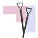 kawehiop Eyelash Brush Lash Comb Black Pink Arc Designed Premium Cosmetic Brushes Tool Stainless Steel Makeup Tools with Protective Shell black - Buy Online on GoSupps.com