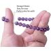 Emilys Gems Chakra Bracelets - 8mm Natural Stone Stretchable for Well-Being | Amethyst Healing Jewelry - Buy Online on GoSupps.com