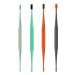 4pcs Double-Head Earpick Soft Silicone Rotating Ear Ears Tool Cleaner Clean Remover Wax