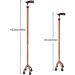 Adjustable Four-Legged Walking Cane Support After Injury Or Surgery Aluminum Alloy Walking Stick Lightweight Non-Slip Crutches for Women and Men Bathing in Sunlight - Buy Online on GoSupps.com