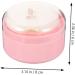 Toddmomy Baby Powder Set - 12 Pcs Body Powder Puff Box with Pink Synthetic Sponge - Compact Child-Friendly Plastic Containers - 8x6cmx2pcs Pinkx2pcs - Buy Online on GoSupps.com