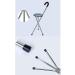 Walking Stick with Seat Folding Canes Seat Crutch Stool Abs Engineering Plastic Panel Handle and Foot Pad Triangular Support Design for Elder Gift for Elderly Gift Innovate - Buy Online on GoSupps.com