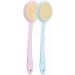 Healeved 2pcs Back Shower Brush Set - Bath Body Scrubber for Exfoliation and Relaxation - Buy Online on GoSupps.com