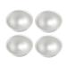 COHEALI Circle Stencil 4PCS soap molds food molds cake mold Aluminum Molds Bath Moulds cake pan puck 3d baking mold Silver medium