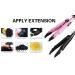 Buy Professional Hair Extensions Fusion Heat Iron Connector Wand - Melting Tool with Clips (Pink) for International Shipping - Buy Online on GoSupps.com