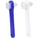 Homsfou 4-Piece Hygiene Prosthesis Cleaner - Two-Colored Toothbrush for False Teeth & Dentures Care - Buy Online on GoSupps.com