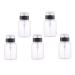 WOONEKY WOONEKY 210ml Nail Polish Remover Bottles Easy-to-Use Leak-Proof Liquid Storage Bottles Pack of 5