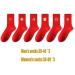 Chinese New Year Red Socks 2022 - Zodiac Warm Couple Socks 6 Pairs | Size 34-39/39-44 - Buy Online on GoSupps.com