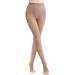 Medical compression tights for women 2030 mmHg opaque graded support hose for verizer edema XXL (pack con 1) Open toe area beige