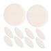 YARNOW 15pi ces Houppette Douce pour Poudre Maquillage et Corps Lot de Houppettes Rondes Ergonomiques L g res et Pratiques