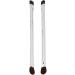 Double Ended Eyeshadow Brush with Soft Fiber Hair Professional Silver Makeup Brush Concealer Brush for Women and Makeup Artist Even Powder Grasping Electroplated Handle  - Buy Online on GoSupps.com