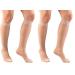 Truform Sheer Compression Stockings 15-20 mmHg Women's Knee High Length Dot Pattern Nude Small (Pack of 2) Nude Dot Pattern Small (1 Pair) (Pack of 2) Dot Pattern