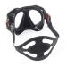 EXP VISION Silicone Diving Mask Strap Black Scuba Diving Replacement Swim Mask Snorkel Goggles Strap