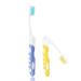 Ouligay 2Pcs Travel Toothbrush Kit Portable Toothbrush Soft Bristles Brushes Folding Toothbrush Bulk Collapsible Toothbrush for Camping Hiking