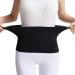 Ibluelover Cashmere Waist Warmer Support Abdominal Binder Lumbar Support Cashmere Waist Warmer Stomach Kidney Protector Black