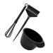 minkissy 1 Set Hair Dyeing Bowl Set Hair Dyeing Brush and Bowl Stirring Stick Hair Coloring Brush Hair Dyeing Set for Barber Salon
