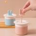 BOKIOESDE Face Cleaning Toiletries Bubble Foamer Foaming Cup Portable Foam Maker Light Blue and White - Buy Online on GoSupps.com