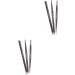 Didiseaon 2pcs 2 1 Eyebrow Brush Brow Spoolie Brush Coffee Eyebrow Pencil Filler Water Proof To Rotate - Buy Online on GoSupps.com