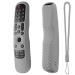 hero-s Soft Silicone Protective Case for AN-MR21GC AN-MR21GA AN-MR21N Control Cover Shockproof Washable Gray