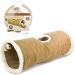 ALL FOR PAWS Collapsible Cat Tunnel - Interactive Crinkle Toy Tube with Soft Lambswool - Fun Play Tunnel for Cats - Buy Online on GoSupps.com
