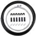 BlueSunshine Bike Bicycle Brake Cable and Housing Set - Basic Brake Cable Replacement Kit for Your Bike (Black), Cable housing 5mm Black-1