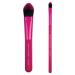 MODA Royal & Langnickel Travel Size EZGlam Duo Perfect Complexion 2pc Makeup Brush Set Includes - Foundation and Concealer Pink