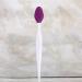 BULABULA 2 x Lip and Nose Scrub Brush Silicone Exfoliating Lip Brush Double-Sided Soft Lip Nose Exfoliator Scrubber Tool PurplePurple