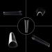 JZK 240x XXL Clear Half Cover Extra Long Coffin Nail Tips For Acrylic Extensions C Curve False Nail Tips Long For Gel And Acrylic Nails Finger Nail Extension Tips - Buy Online on GoSupps.com
