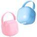 Toddmomy 2 STK Box for baby food pacifier holder case baby pacifier pacifier case pacifier etui pacifier travel case pacifier holder case portable pp storage protective cover travel