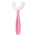 soobei Kids U-Shaped Toothbrush Food Grade Soft Silicone Brush Head  360  Oral Teeth Cleaning Design for Toddlers and Children (6-12Ages Pink)