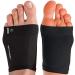 Metatarsal Compression Arch Support Sleeves for Flat Feet Pain Relief - Medium Black | Reusable Gel Pad Fabric Socks for Arthritis & Plantar Fasciitis - Men & Women - Buy Online on GoSupps.com
