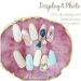 Natural Resin Nail Art Plate Palettes & Gel Polish Holder Rose Red | International Shipping Available - Buy Online on GoSupps.com