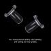 Froiny 50 Pcs Nail Polish Display Sticks & Rings - Manicure Art Practice Tools for Perfect Nail Designs - Buy Online on GoSupps.com