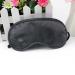 Silk Sleep Eye Mask with Adjustable Strap - Black Blindfold Mask - Buy Online on GoSupps.com