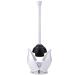 Toilet Plunger, Hideaway Toilet Plunger with Caddy, Plungers for Bathroom with Holder, Heavy Duty Toilet Plunger with Holder - White A White