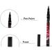 DOITOOL 2pcs Makeup Pen Eye Black Waterproof Cosmetics Eyeliner Liquid 1 count (Pack of 1) As Shownx2pcs - Buy Online on GoSupps.com