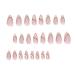 MURISE 24pcs Medium French Pink Press on Nails with Swirl and Pearls | Almond False Nails for Women and Girls - Buy Online on GoSupps.com