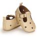Baby Girls First Walking Mary Jane Shoes - Anti-Slip Princess Shoes 0-6 Months - Gold - Buy Online on GoSupps.com