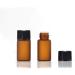 Enslz 50 Empty Amber Glass Bottles for Essential Oils - Refillable 3ml Brown & Transparent - Ideal for DIY & Travel - Buy Online on GoSupps.com
